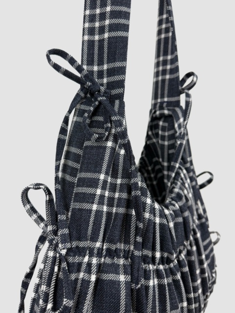 KIOTO DARK GREY CHECKERED