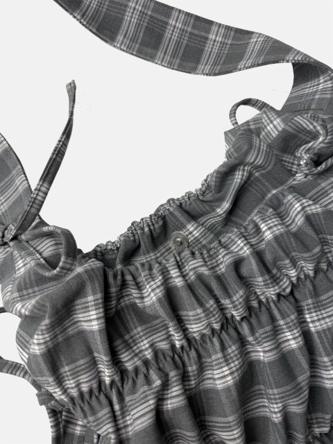 KIOTO MEDIUM GREY CHECKERED