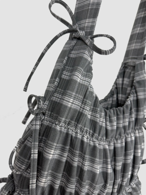 KIOTO MEDIUM GREY CHECKERED