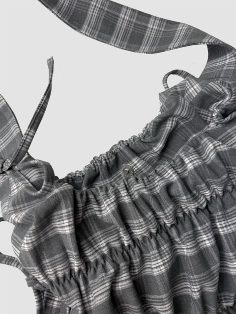 KIOTO MEDIUM GREY CHECKERED